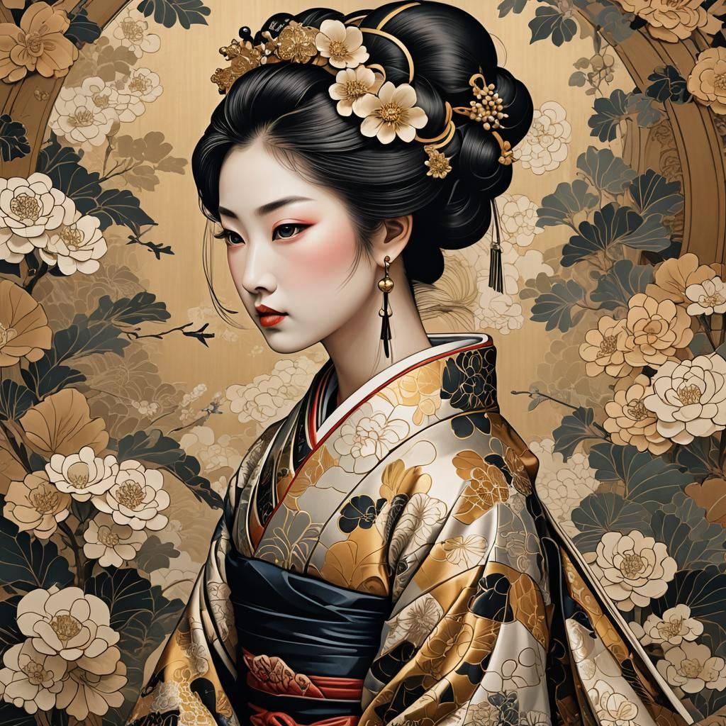 Golden Kimono 
