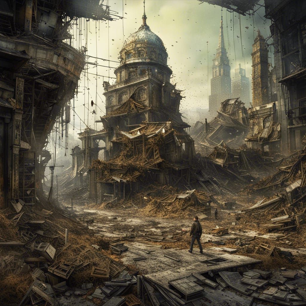 Kremlin in Ruins  by @DroiDreemz