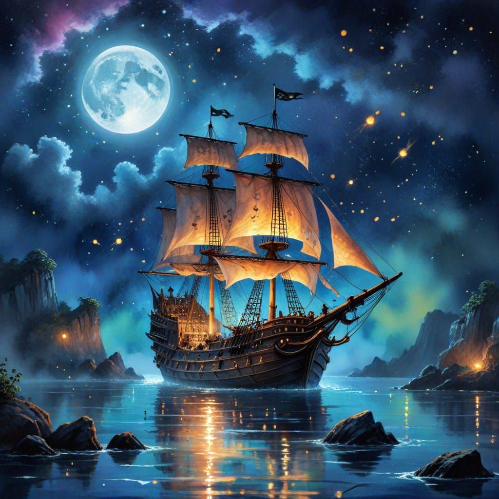 a beautiful night for sailing.  by @Debbie Dwarika