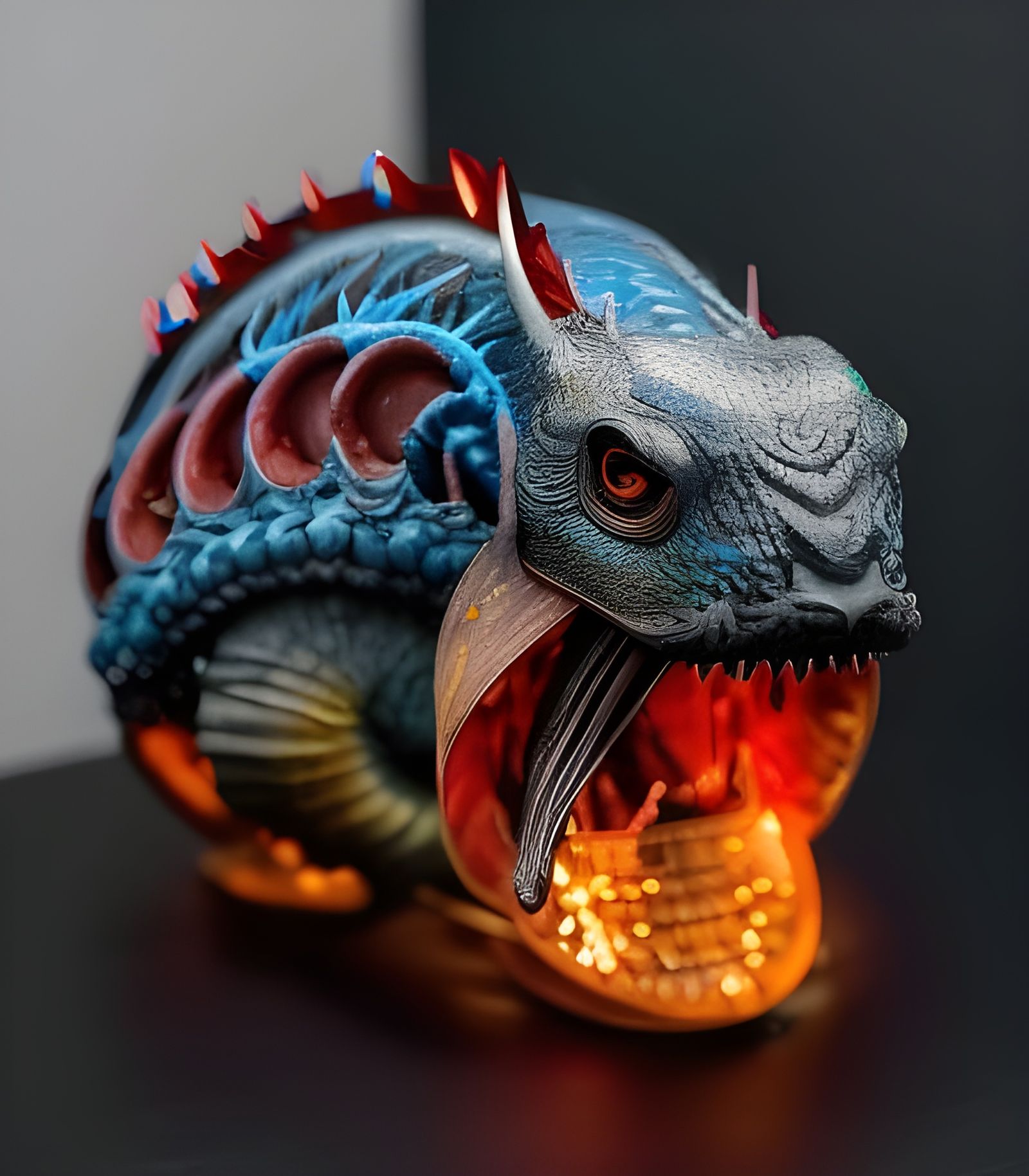 Surreal Stopmotion Image in Hyperrealistic Style