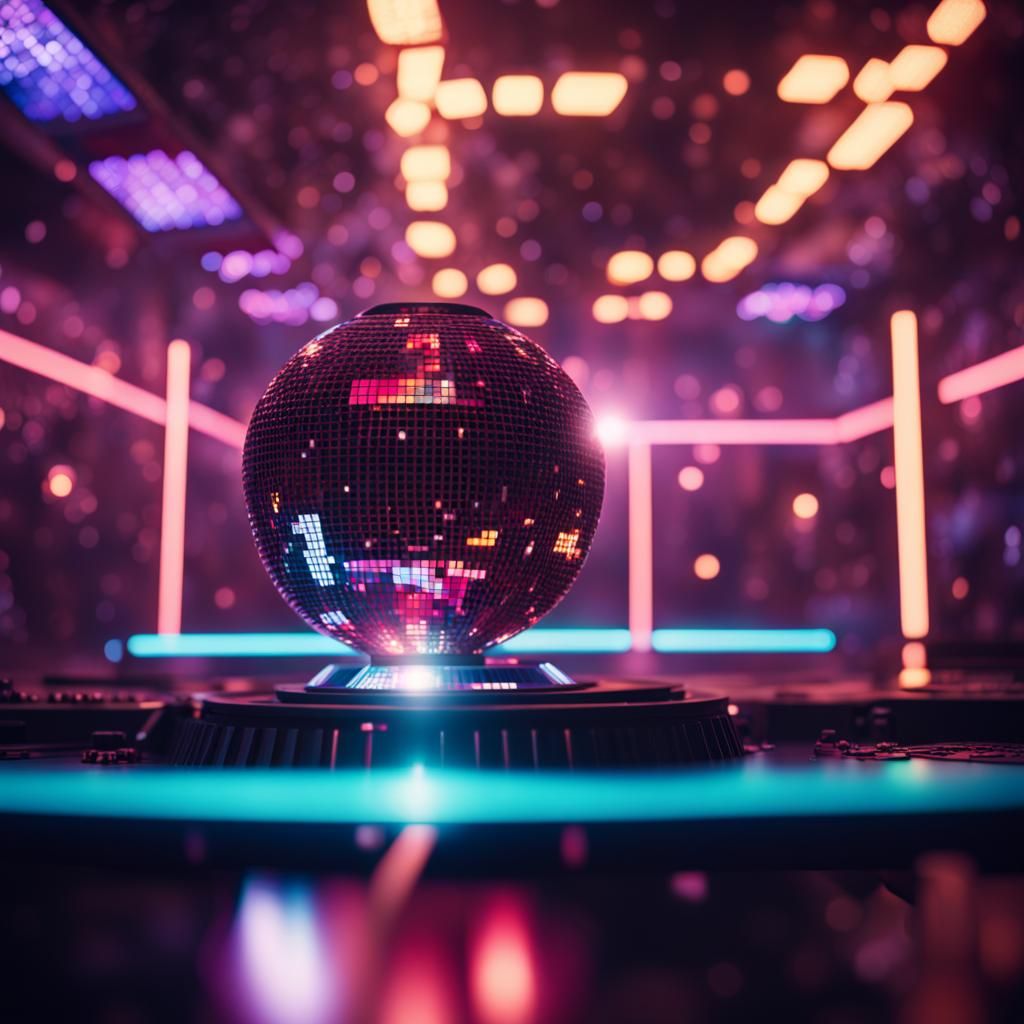 A disco tech in the Year 2142