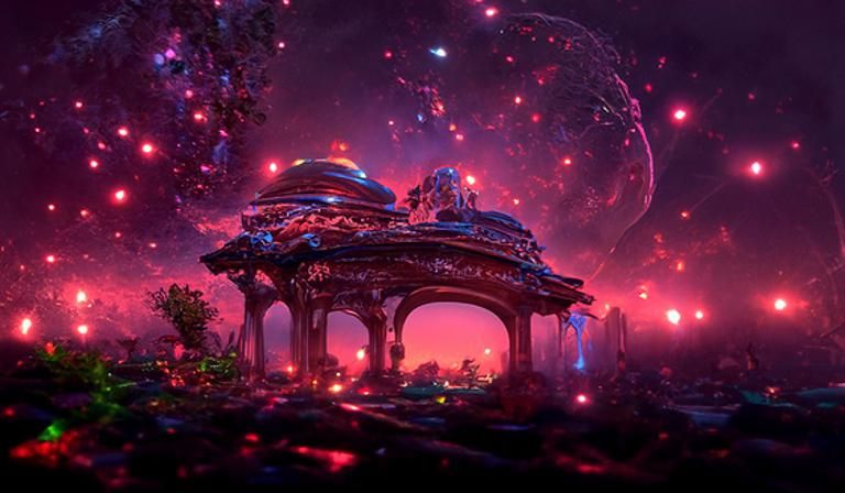 Astral outer space; beautifully lit; Ferdinand Knab (7); [8K...