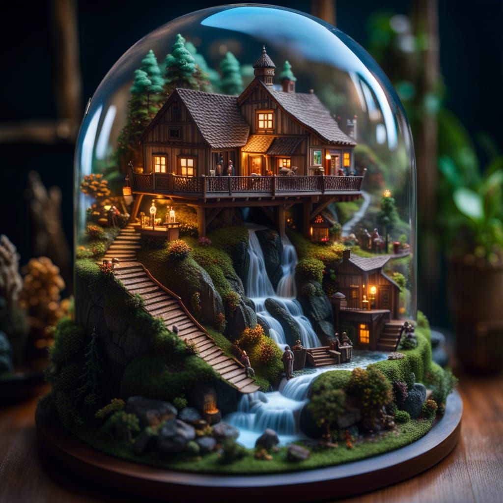 Waterfall Cabin  by @Jack Taylor