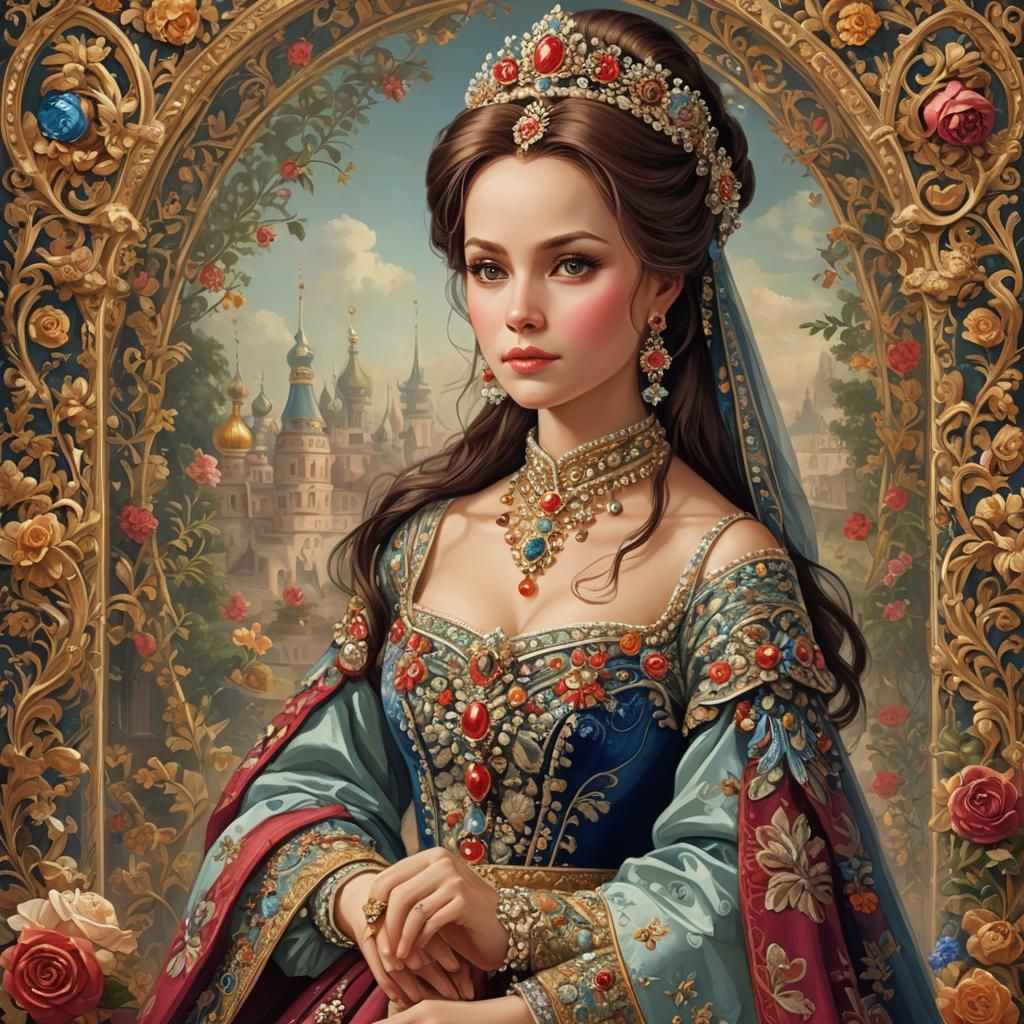 Beautiful Tzarina Portrait