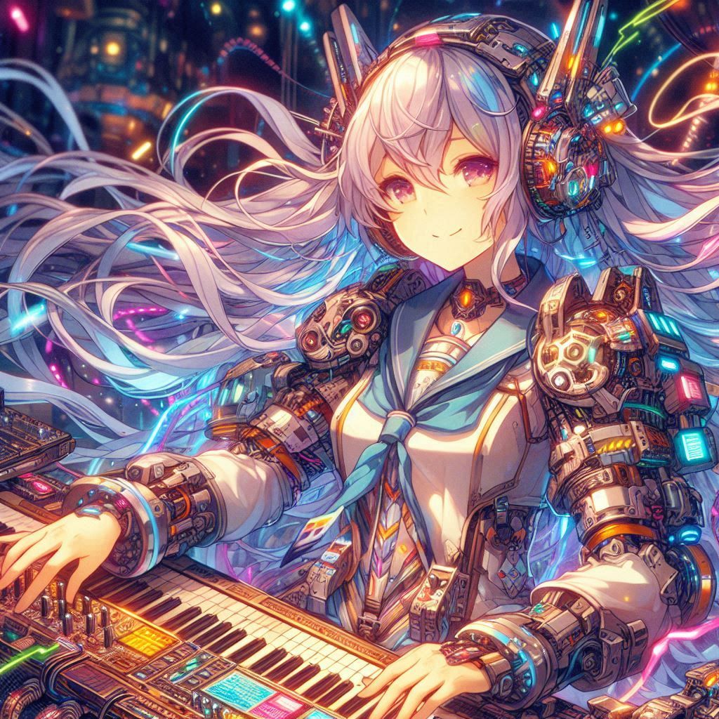 anime Beatmania IIDX artwork illustration Himmel cute older ...