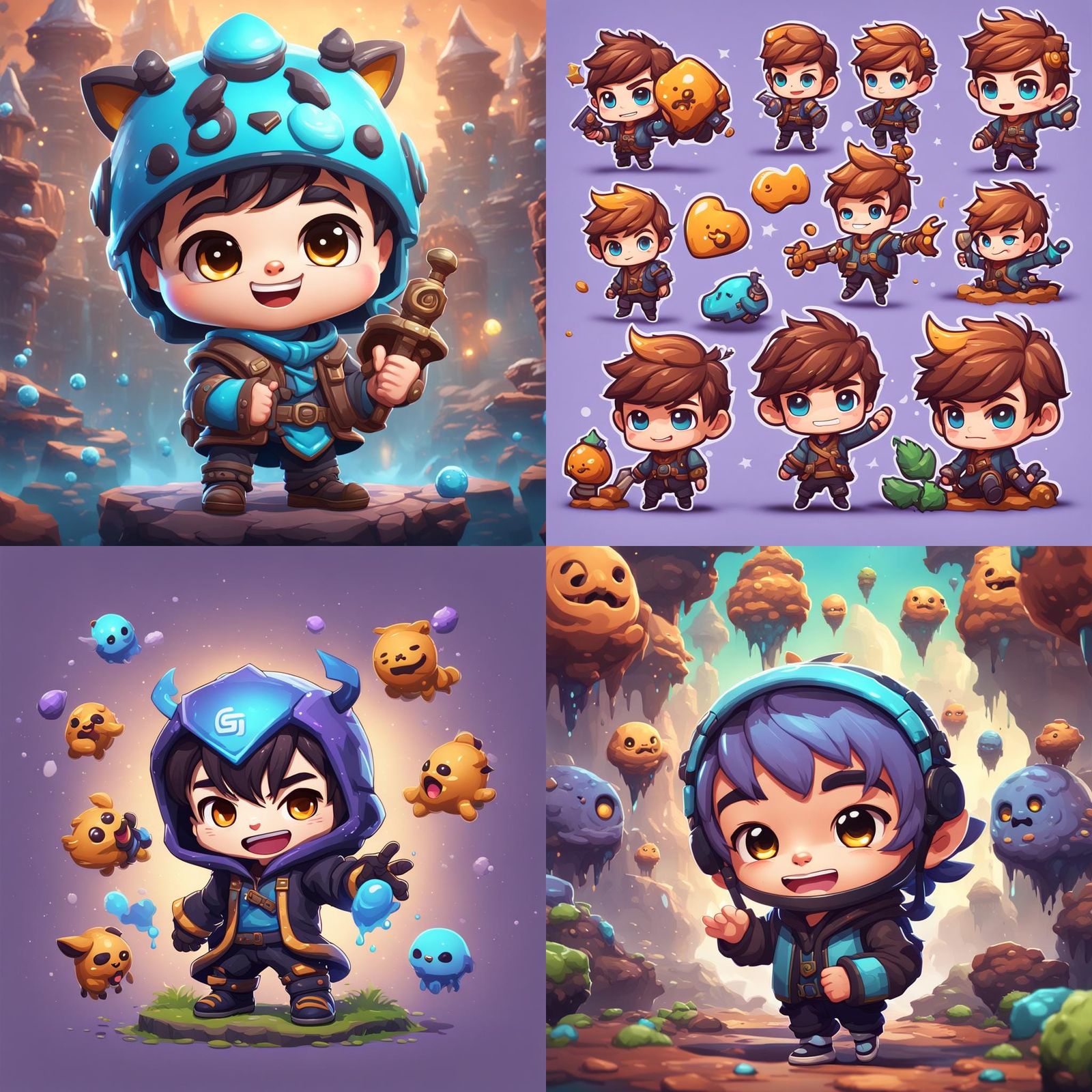 Emote Twitch chibi cute boy pinch