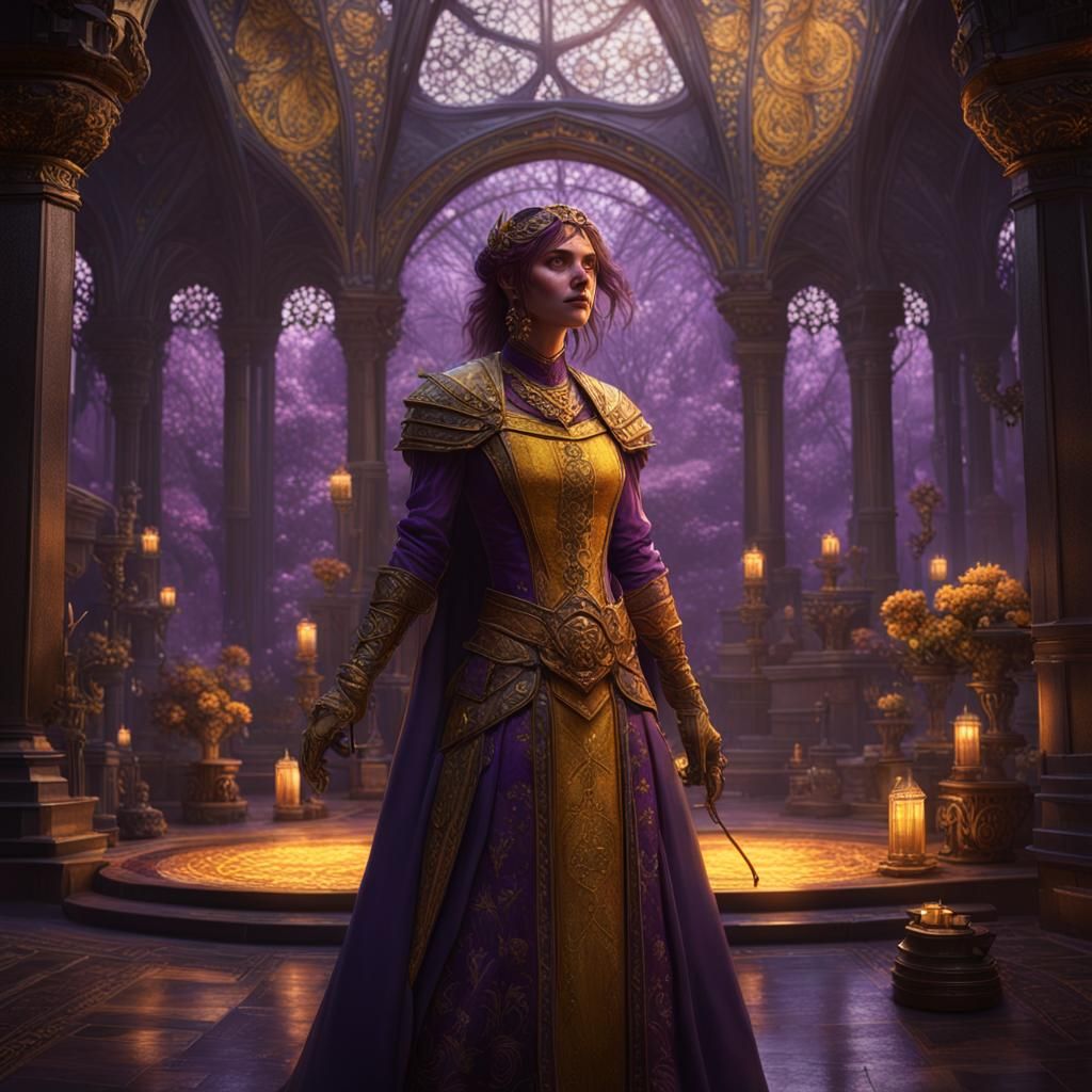 Visenya Targaryen: Dark Fantasy Concept Art