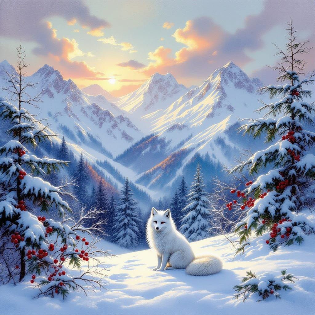 White Snow Fox #2