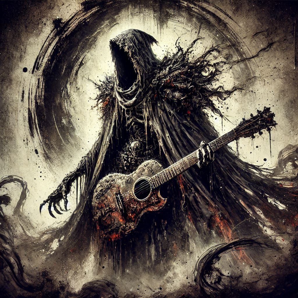 Normal guy plays the guitar