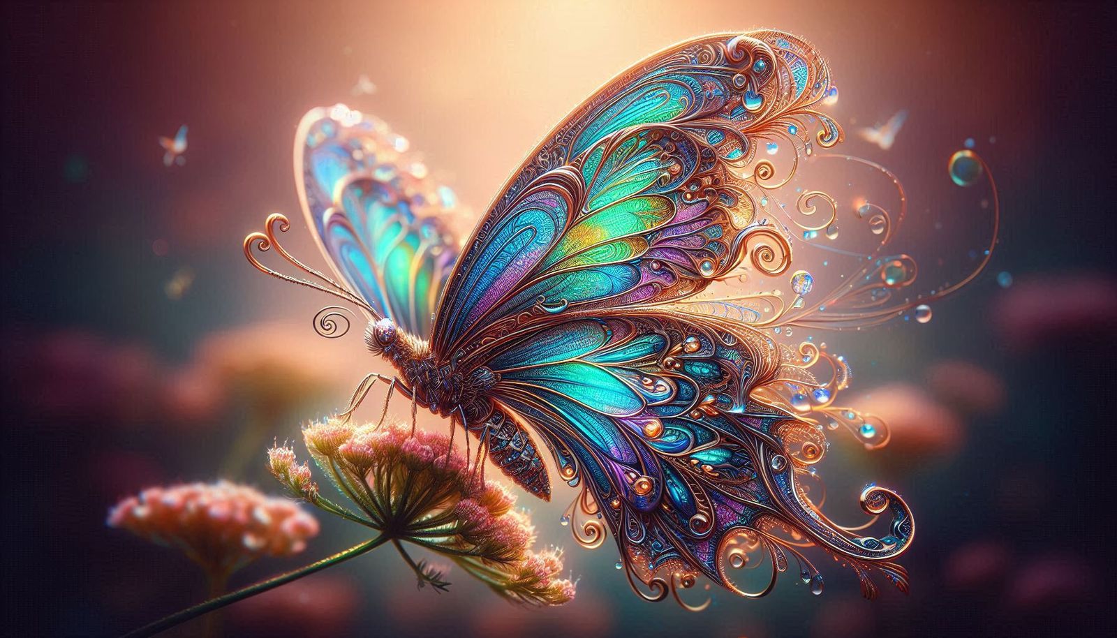 🥇Sparkling butterfly