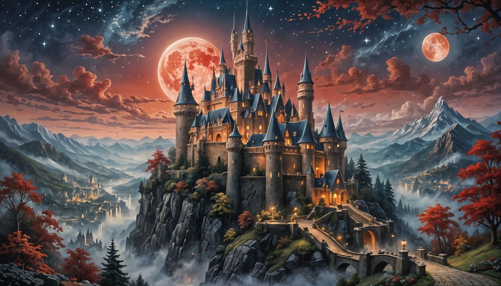 Castle with big towers  by @Alvija