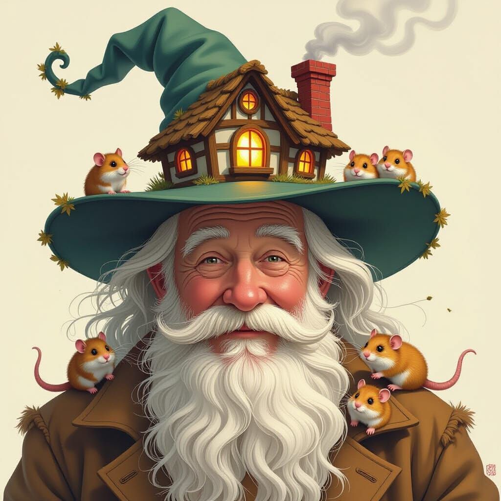 Harry's Hospitable Hamster Habitat Hat B