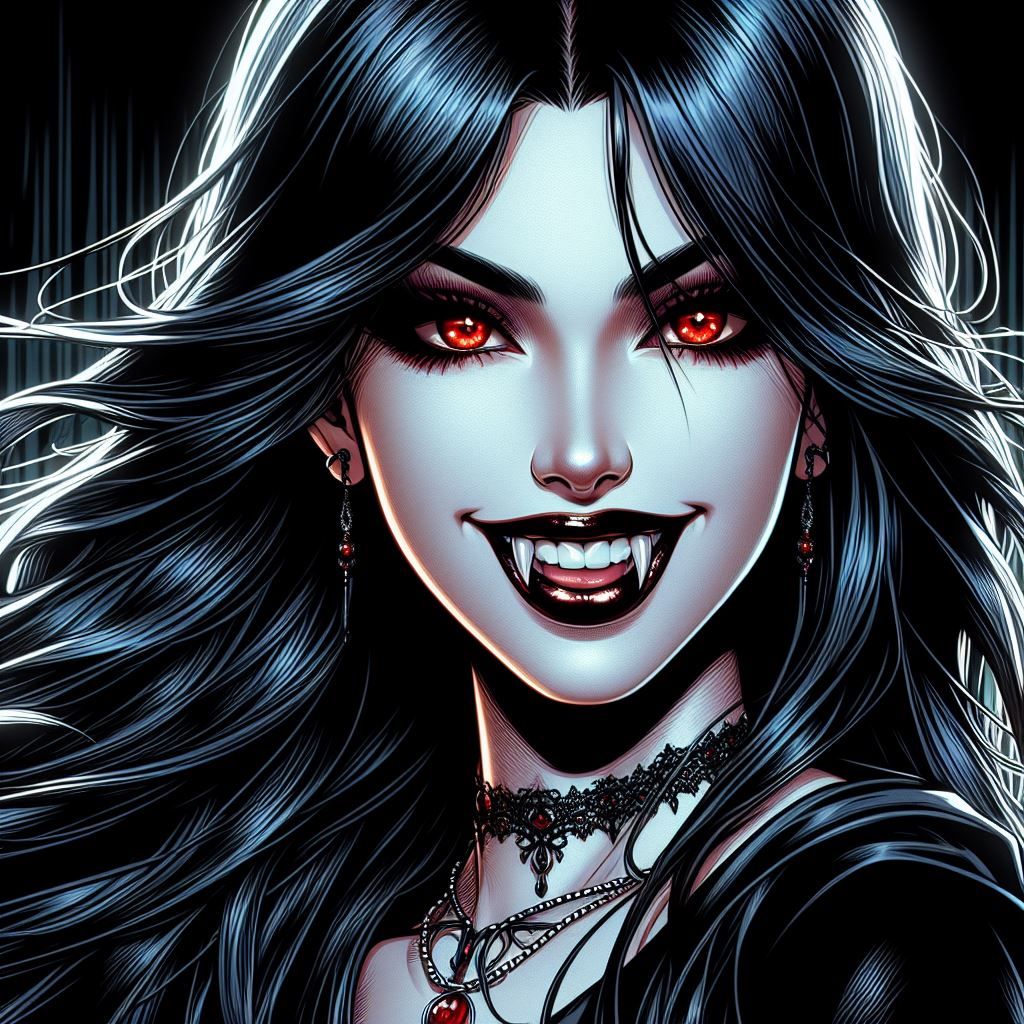 Comic Style Vampire
