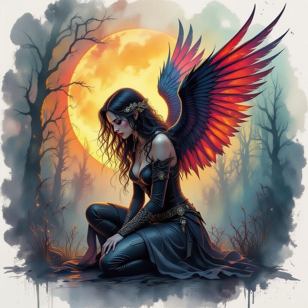 Dark angel  by @MrEbano