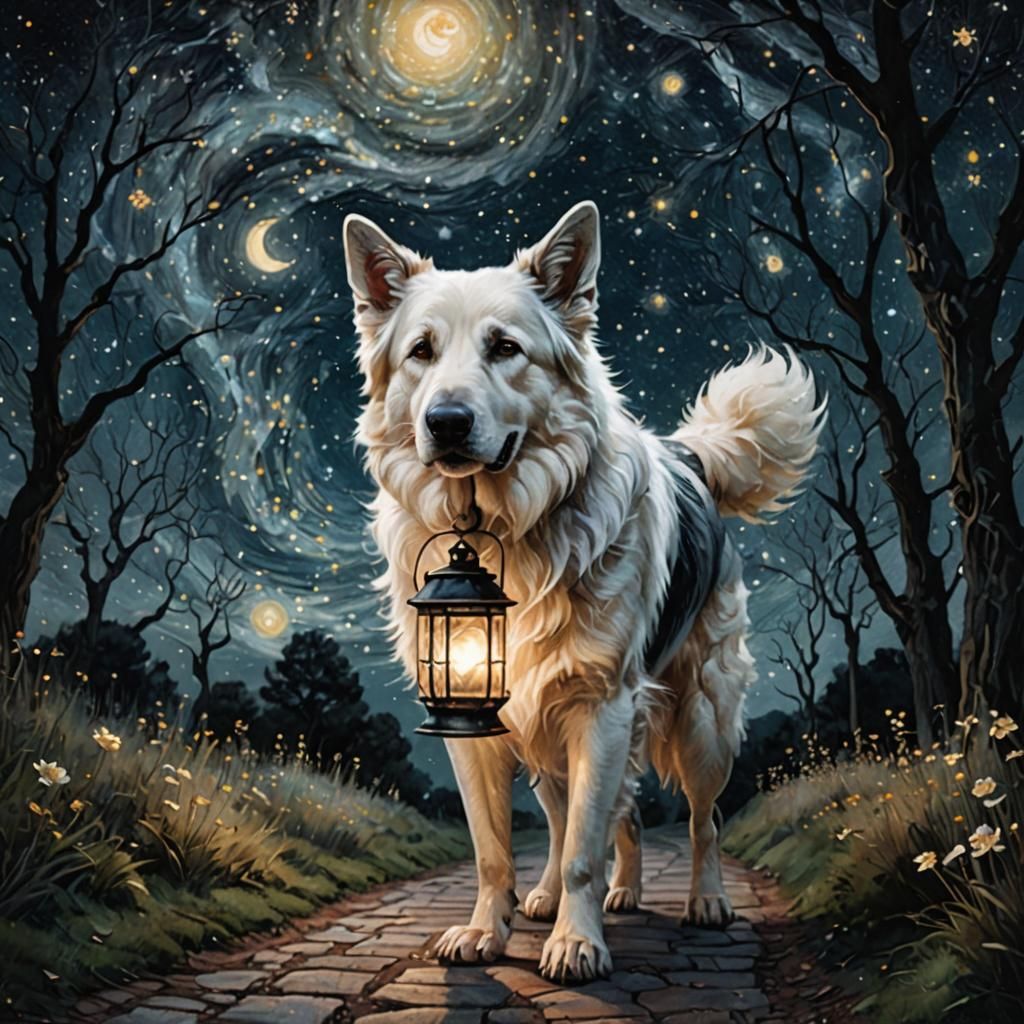 She lights the way  by @Orbit