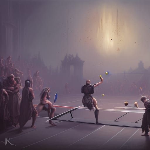 Gladiatorial Ping Pong to the Death