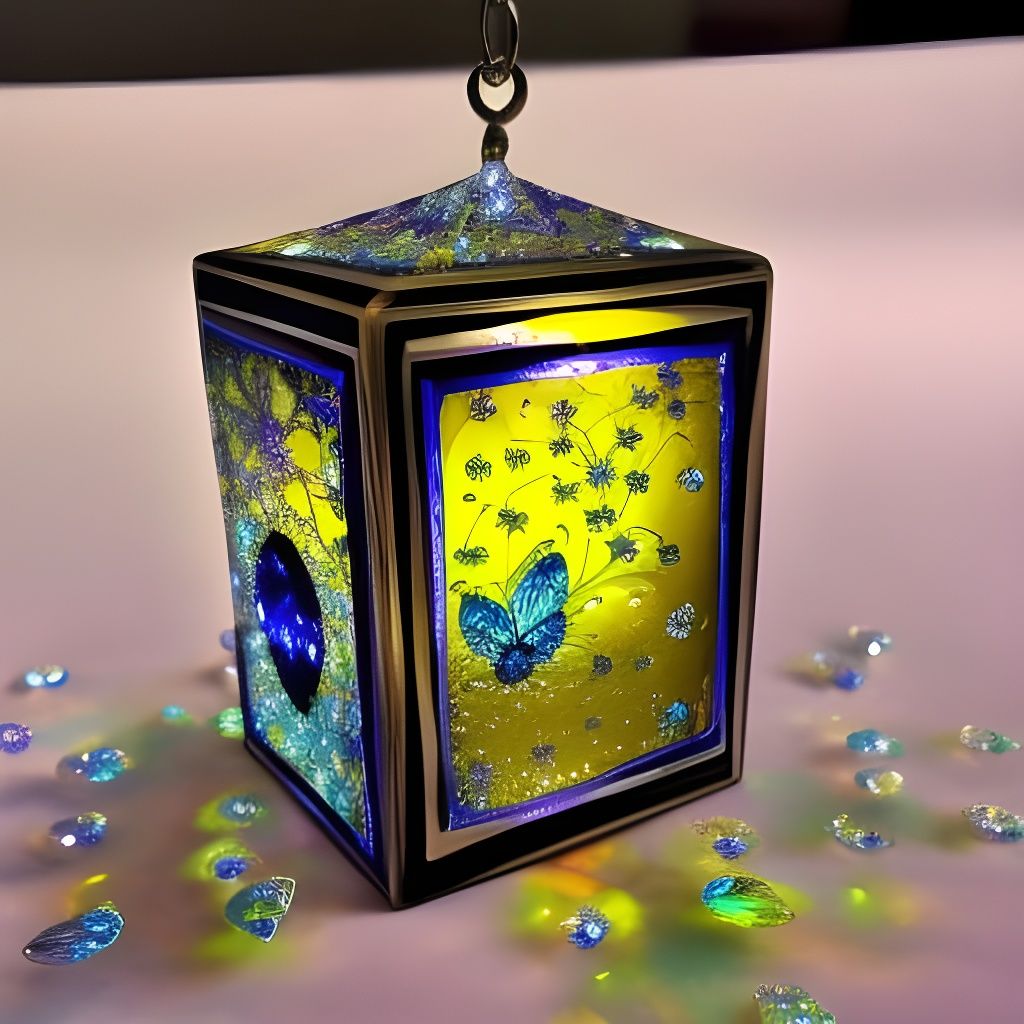 The lightbox of another time and place AI Generated Artwork