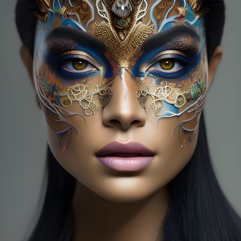 Intricate makeup