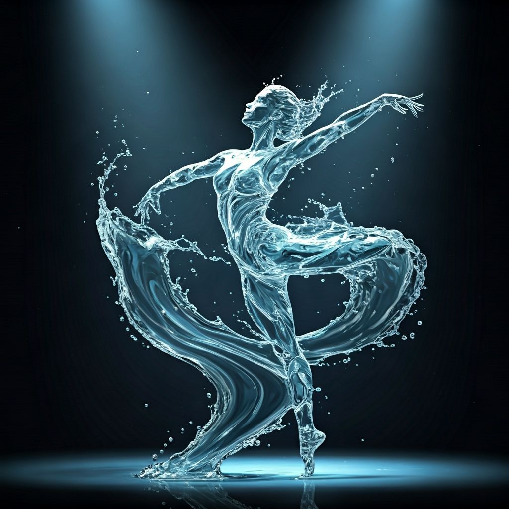 Liquid dancer  by @Verna-Ann Swaine