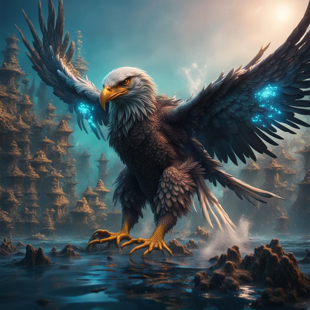 Underwater cyber eagle