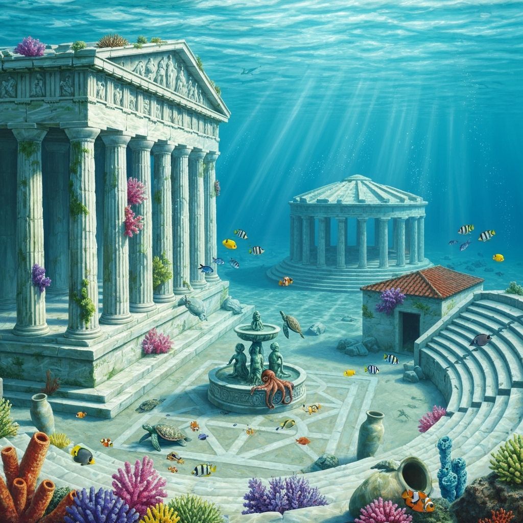 Atlantis Sleeping - The Submerged Acropolis