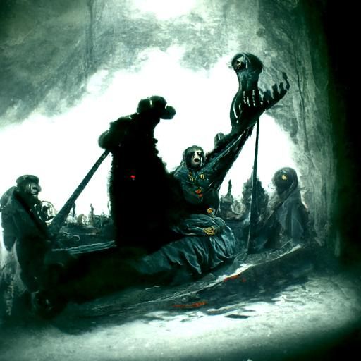 Grusel Mannfred auf Jagt