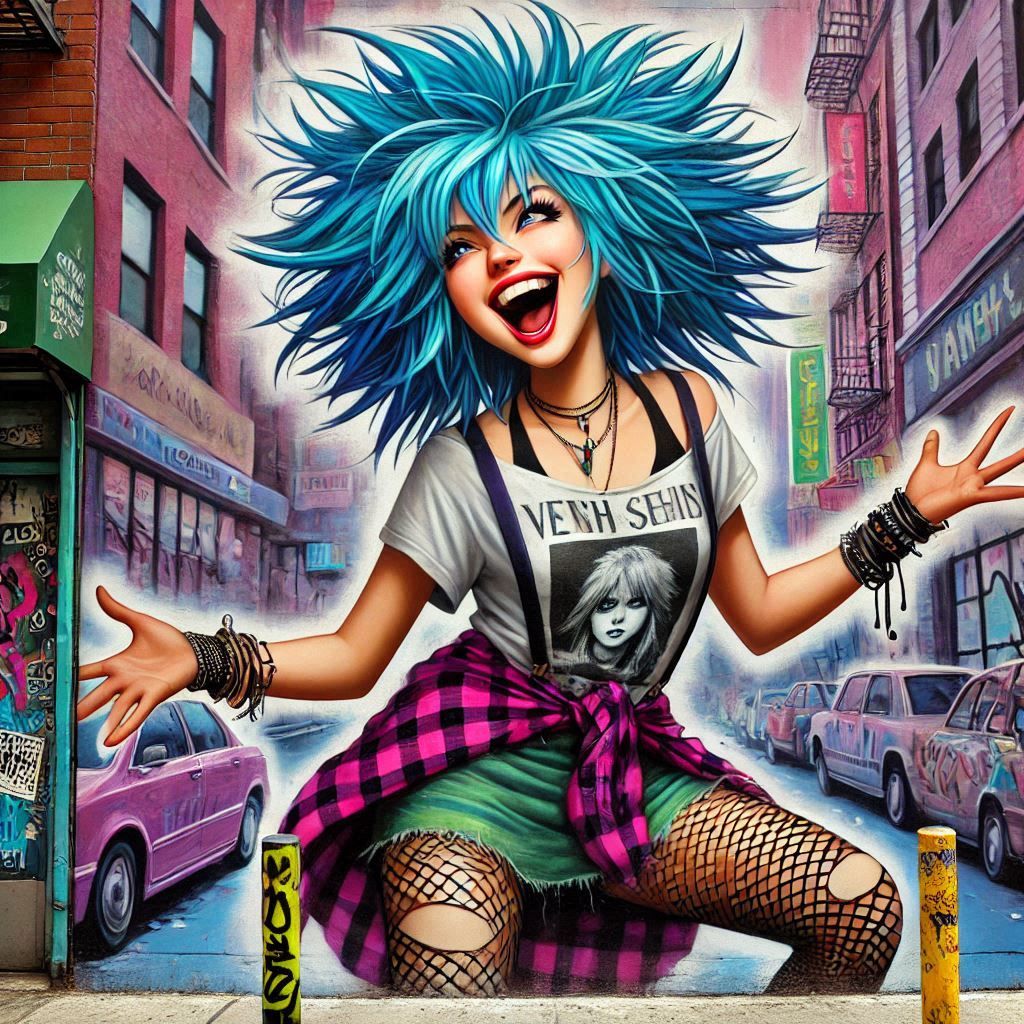 Fancy punk girl