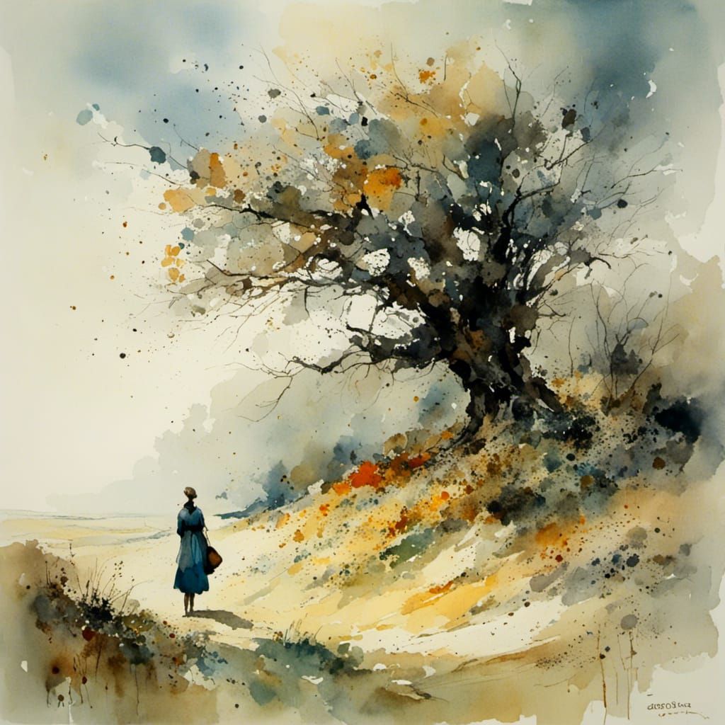 <lora:simple yet beautiful:1.0> Color is emptiness, and empt...