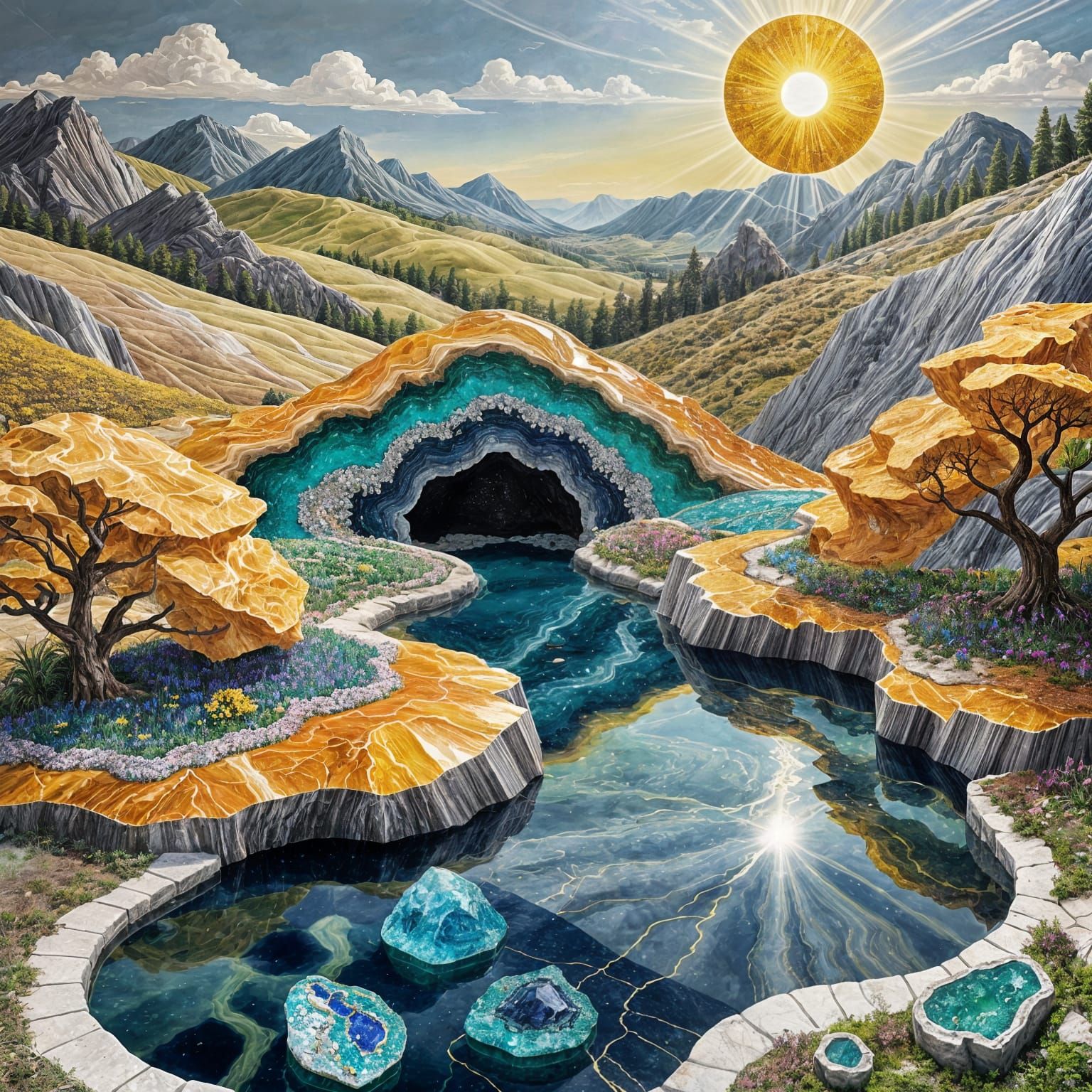 The Marble Pool  by @Mulgar the Merciful 