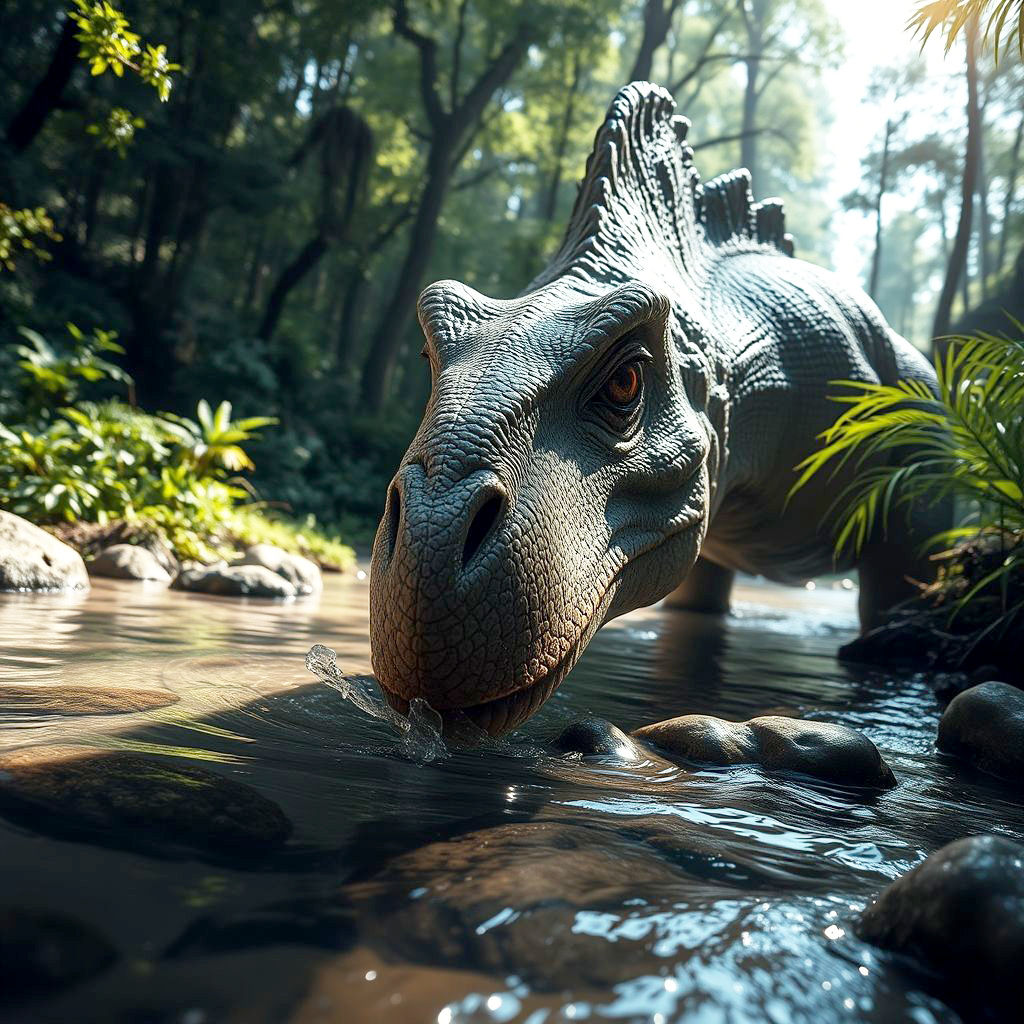 A  majestic, towering Apatosaur