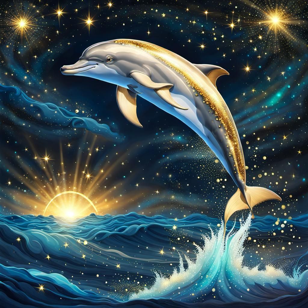 Magical Dolphin   by @Yulia 