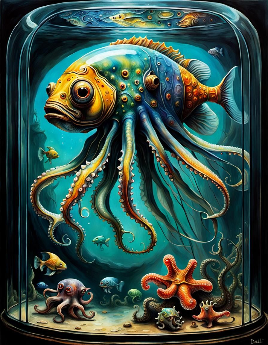 PoPi : Poisson Pieuvre  by @lamj