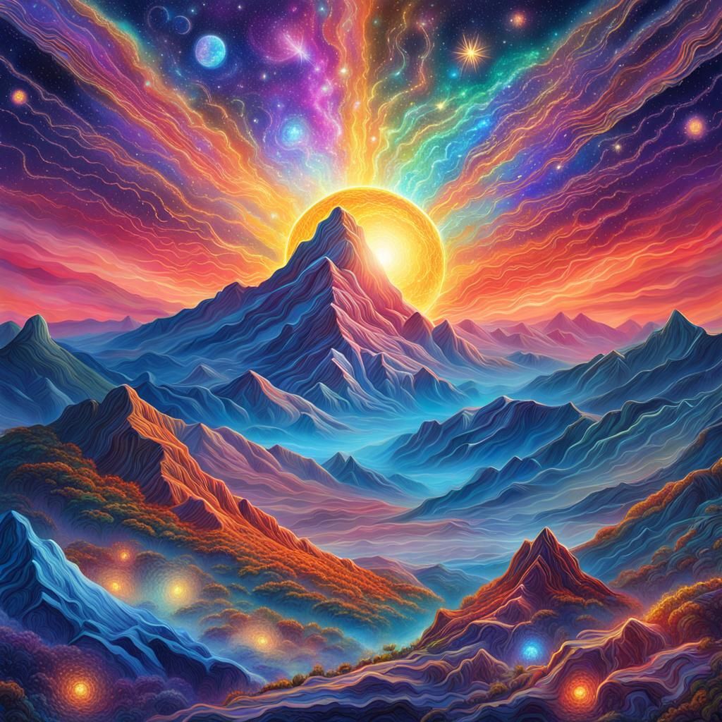 Sunrise on a glorious mountain   by @Melissa Fischer