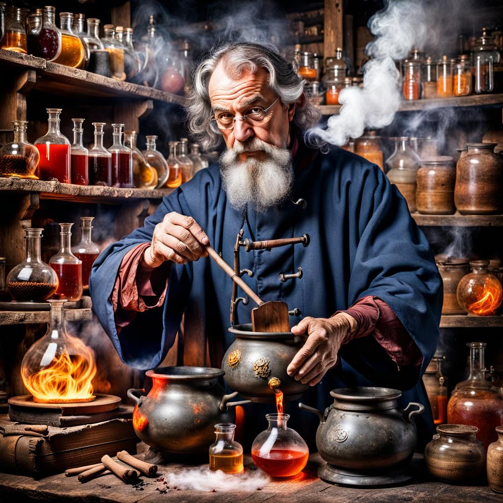 The alchemist  by @MacMikkola