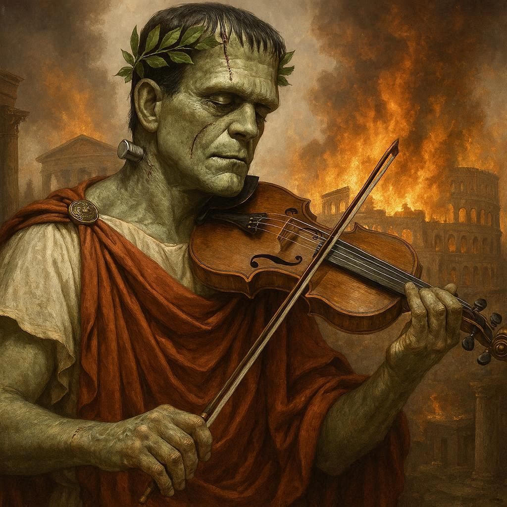 The Monster Who Fiddled While Rome Burned