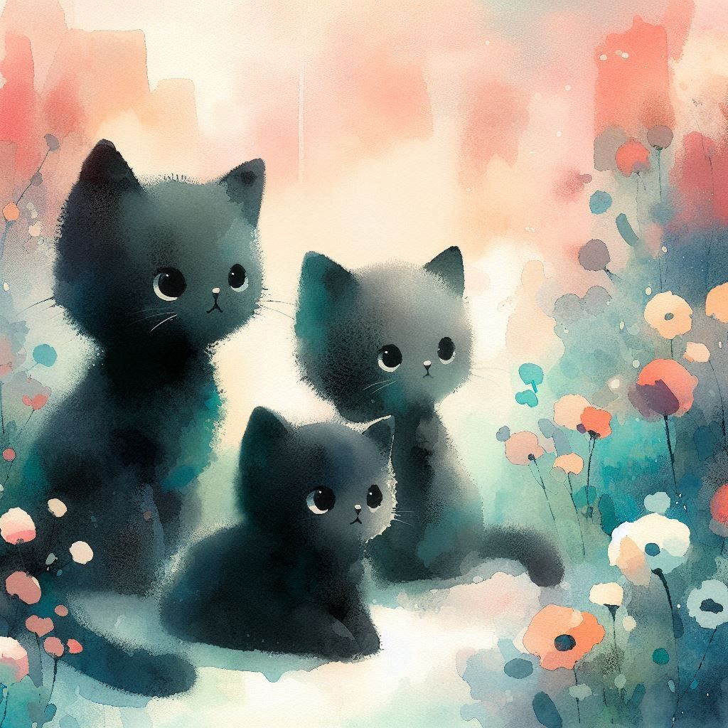 Black kitties