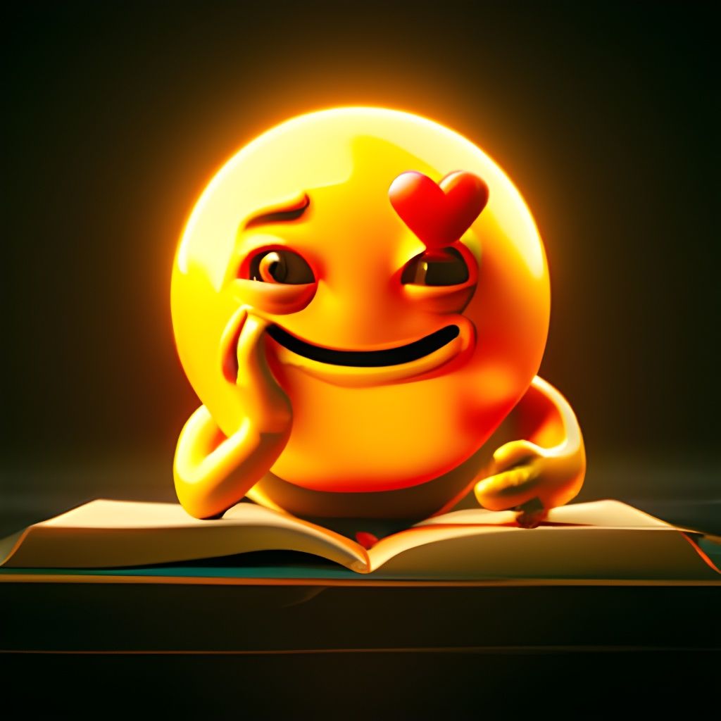Love reading emoji   by @undefined