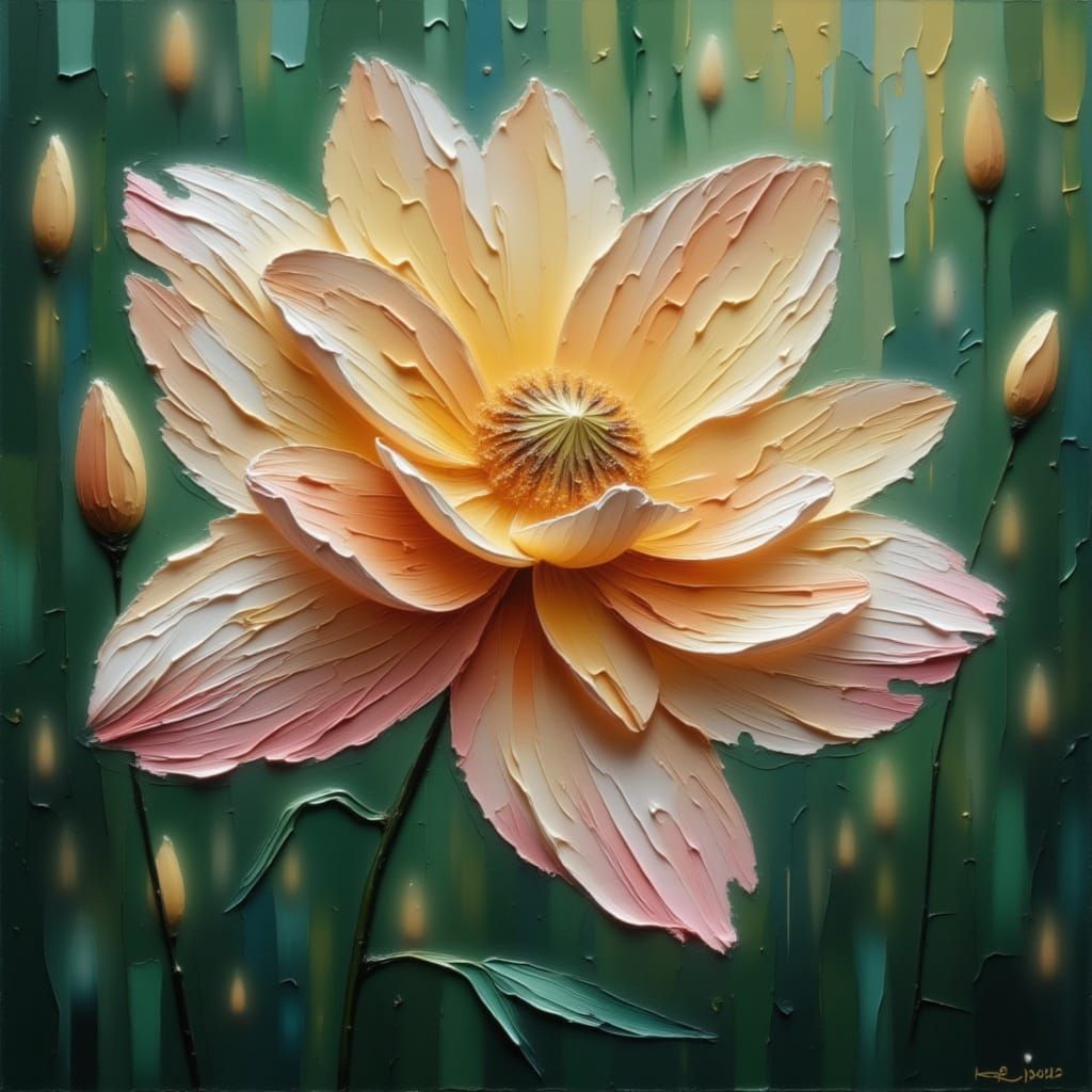 Dew-Kissed Flower: A Photorealistic Macro Image