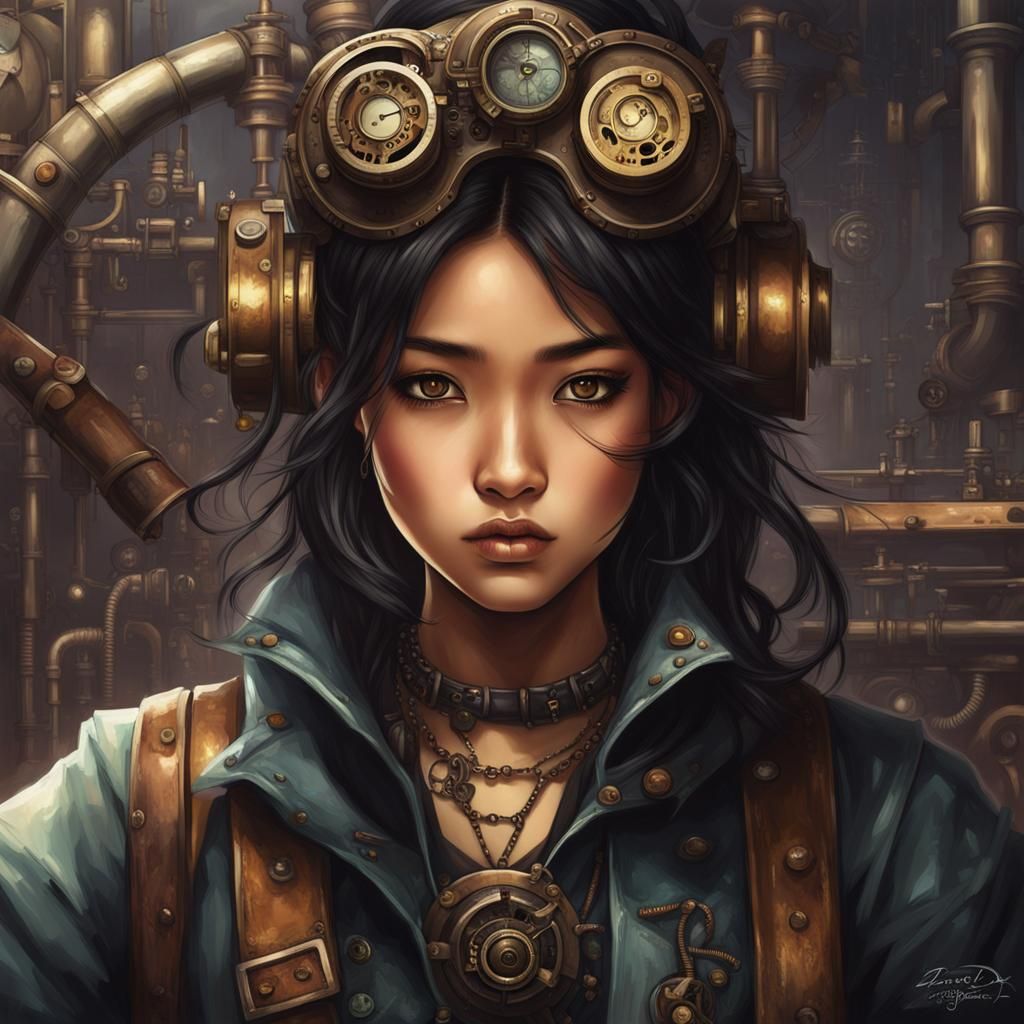 Steampunk Girl 4