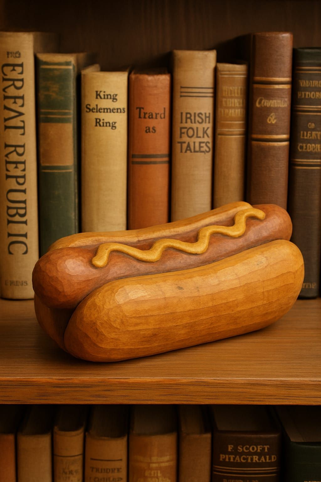 Wooden Hotdog