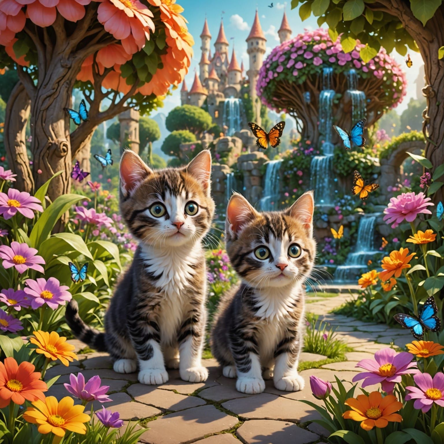 Exploring the gardens  by @Daewen98