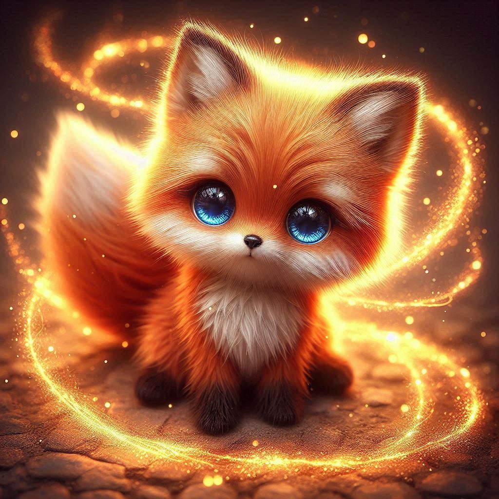 curly wurly fox and in a park, whimsical photorealistic hyperdetailed 3D glossy oil painting with long ...  by @Pastaqueen