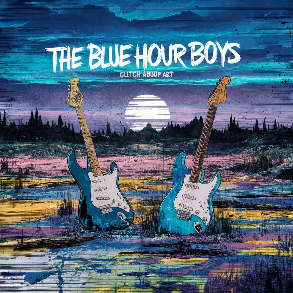 The new album by "The Blue Hour Boys": "Glitch Abuup Art"   by @Ursula