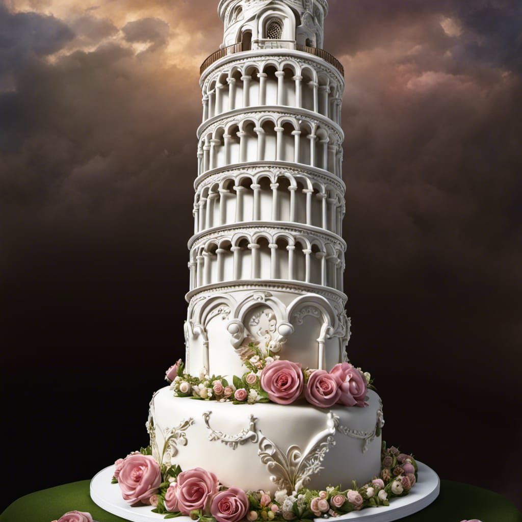 wedding cake Leaning Tower of Pisa