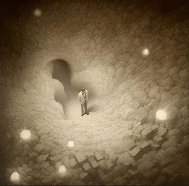 He had followed the lights for some time. Why had they brought him here?