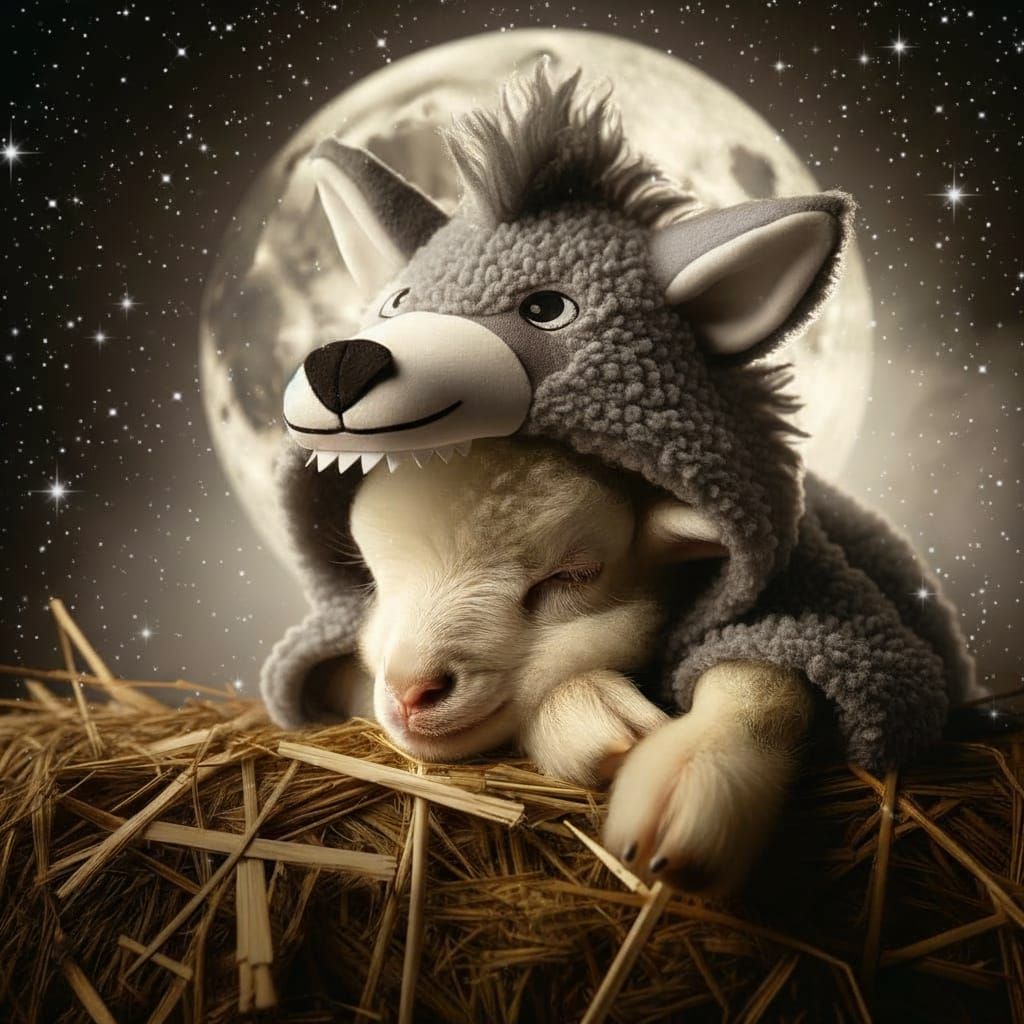 Wanted to howl at the moon... got sleepy.  by @Shywolf