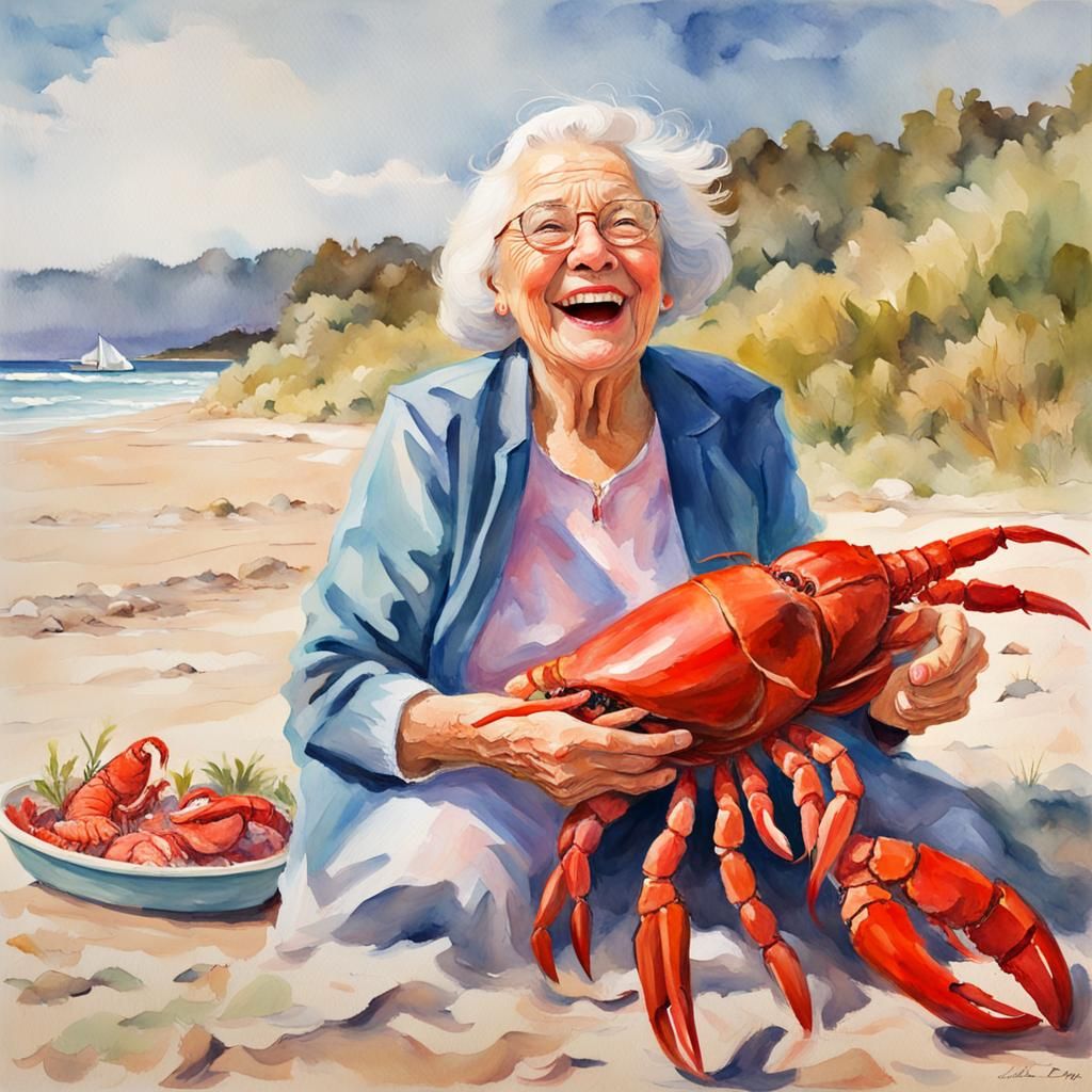 lobster lady AI Generated Artwork NightCafe Creator