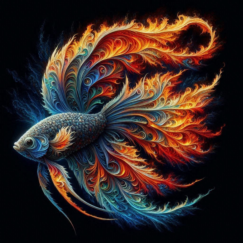 Angelfish Made in Fire