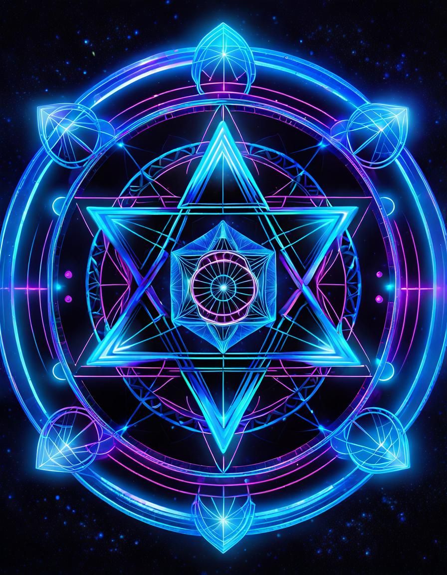Sacred Blue Geometry