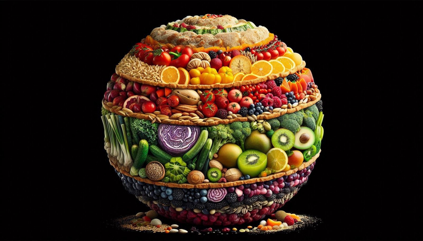Fruits, Veggies & Grains